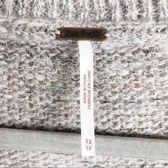 Free People Karina Wrap Mohair Sweater XS - Picture 4 of 8